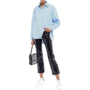 MAJE black vinyl pants Margiela Balenciaga